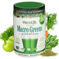MacroLife Naturals Macro Greens Superfood Powder – 38 Superfoods with Probiotics, Digestive Enzymes & Adaptogens | Non GMO, Vegan, Gluten Free | 18B CFU | 10 oz (30 Servings) - TrustMedUSA
