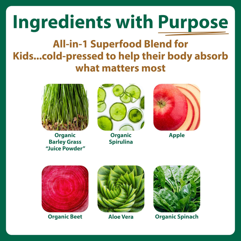 MacroLife Naturals MacroCoco Super Greens Drink, Chocolate Powder Superfood for Kids & Teens - Whole Food Fruit & Vegetable Multi-Vitamins Probiotics Digestive Enzymes & Fiber Supplement - 32 Servings - TrustMedUSA