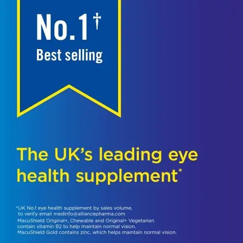 MacuShield Original Plus Capsules - 90 Day Pack, Eye Health Food Supplement containing - TrustMedUSA