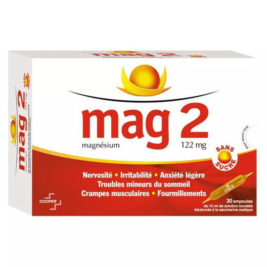 Mag 2 Magnesium Pidolate 30 Drinkable Phials - TrustMedUSA