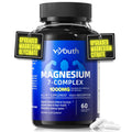 Magnesium 7 Complex Supplement Advanced with 7 Forms of Magnesium (Glycinate, Malate, Chelate, Aspartate, Orotate, Taurine, Citrate), Zinc, Vitamin D3 & Vitamin B6 - TrustMedUSA