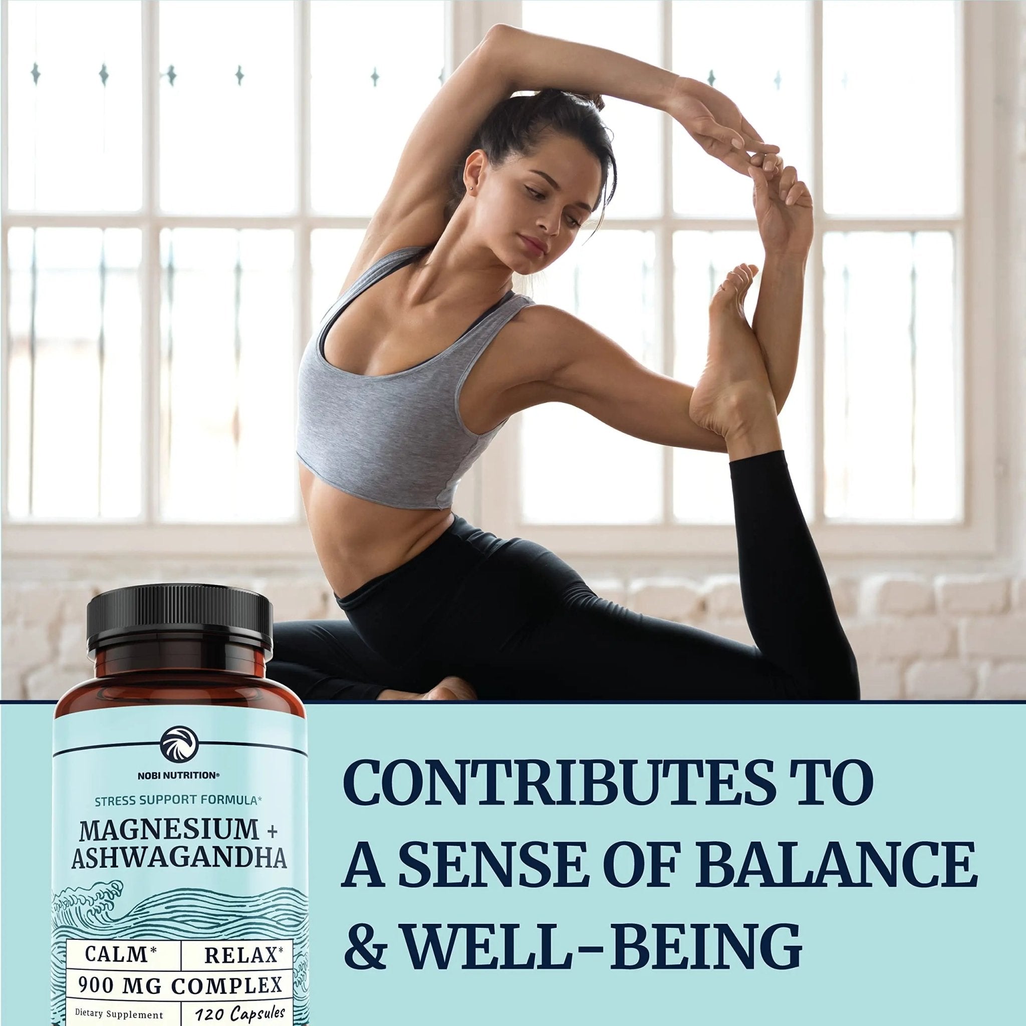 Magnesium Ashwagandha | Calming Magnesium Supplement for Adults | Relax, Rest - TrustMedUSA