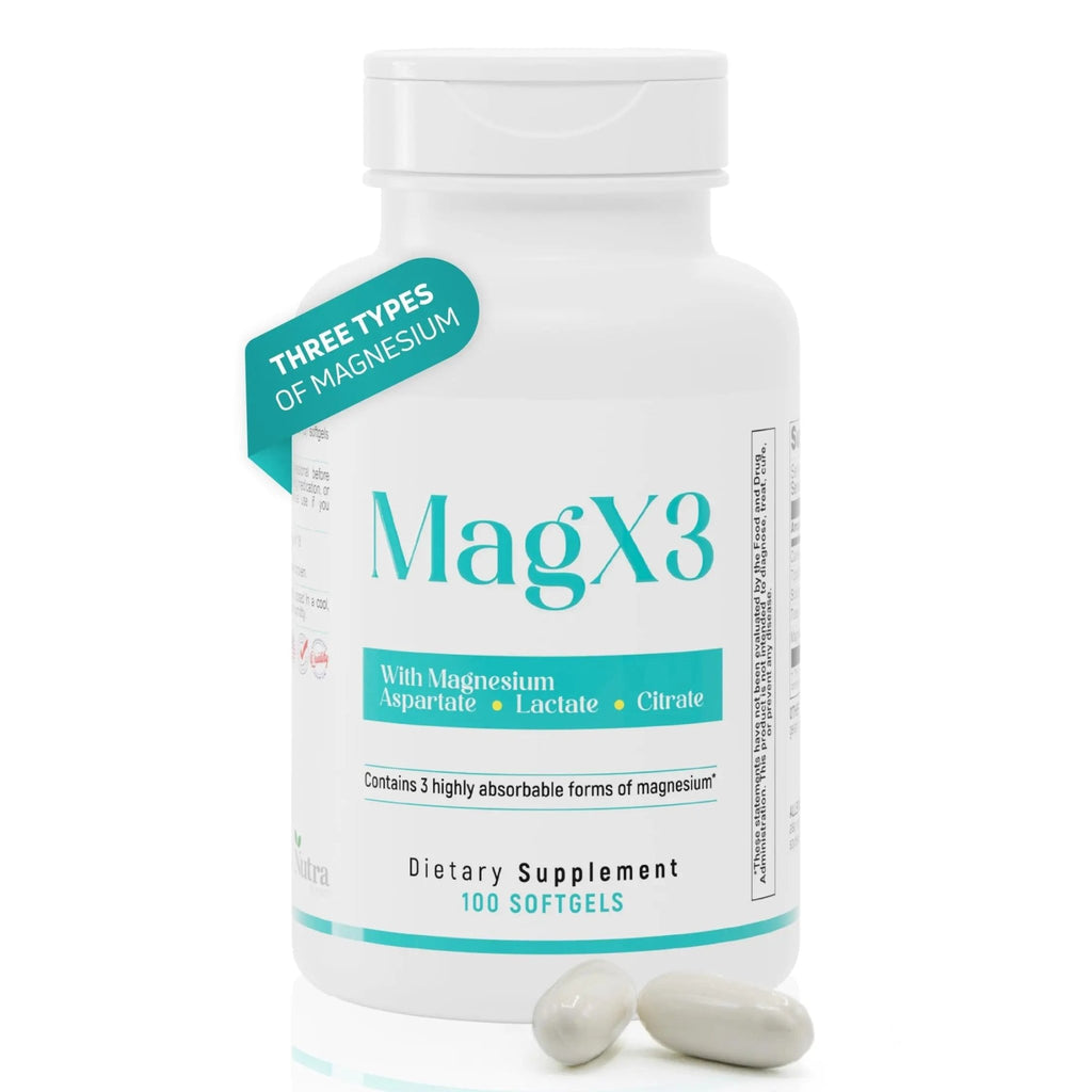 Magnesium Citrate Complex 400 mg – Triple Magnesium with Citrate, Aspartate & Lactate – High Absorption – 100 Softgels - TrustMedUSA