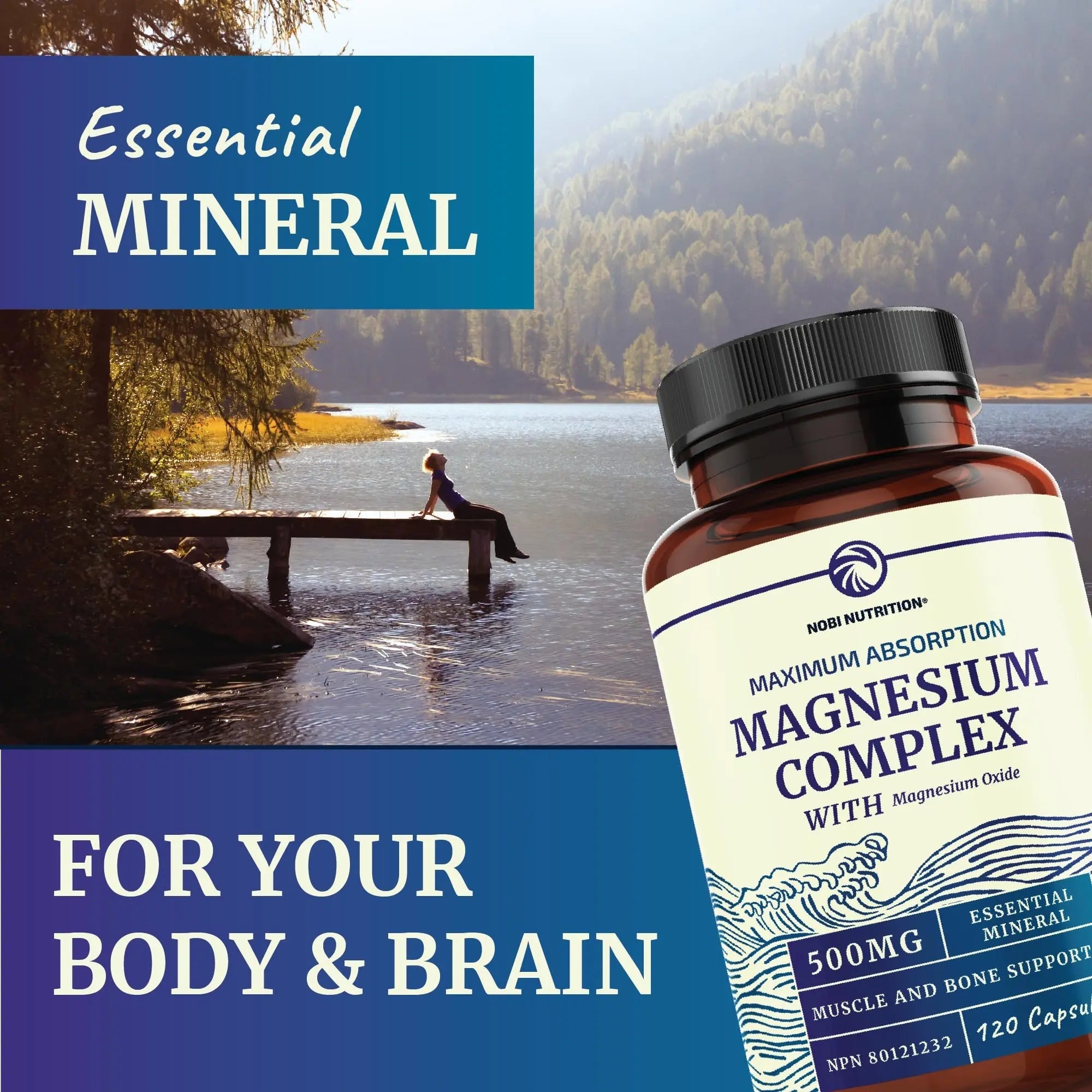 Magnesium Citrate Complex | 500 MG | High Absorption Formula | Calm, Relaxation - TrustMedUSA