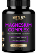 Magnesium Citrate & Oxide 500mg Complex Supplement - High Absorption Maximum Strength - Helps Support Bone Density and Strength, Muscles, Energy and Sleep - 120 Vegan Capsules - TrustMedUSA