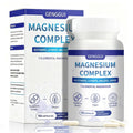 Magnesium Complex 1000mg - 7-in-1 Supplement with Glycinate, Citrate & Malate - Supports Muscle Relaxation, Sleep, Heart Health - High Absorption Capsules, 90 Count (1) - TrustMedUSA