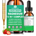 Magnesium Complex 700mg, 12 in 1 Magnesium Supplement with Glycinate Citrate Malate Oxide Taurate Aspartate Orotate Magnesium Relaxation, Muscle, Sleep Support, High Absorption Liquid Magnesium丨Vegan - TrustMedUSA