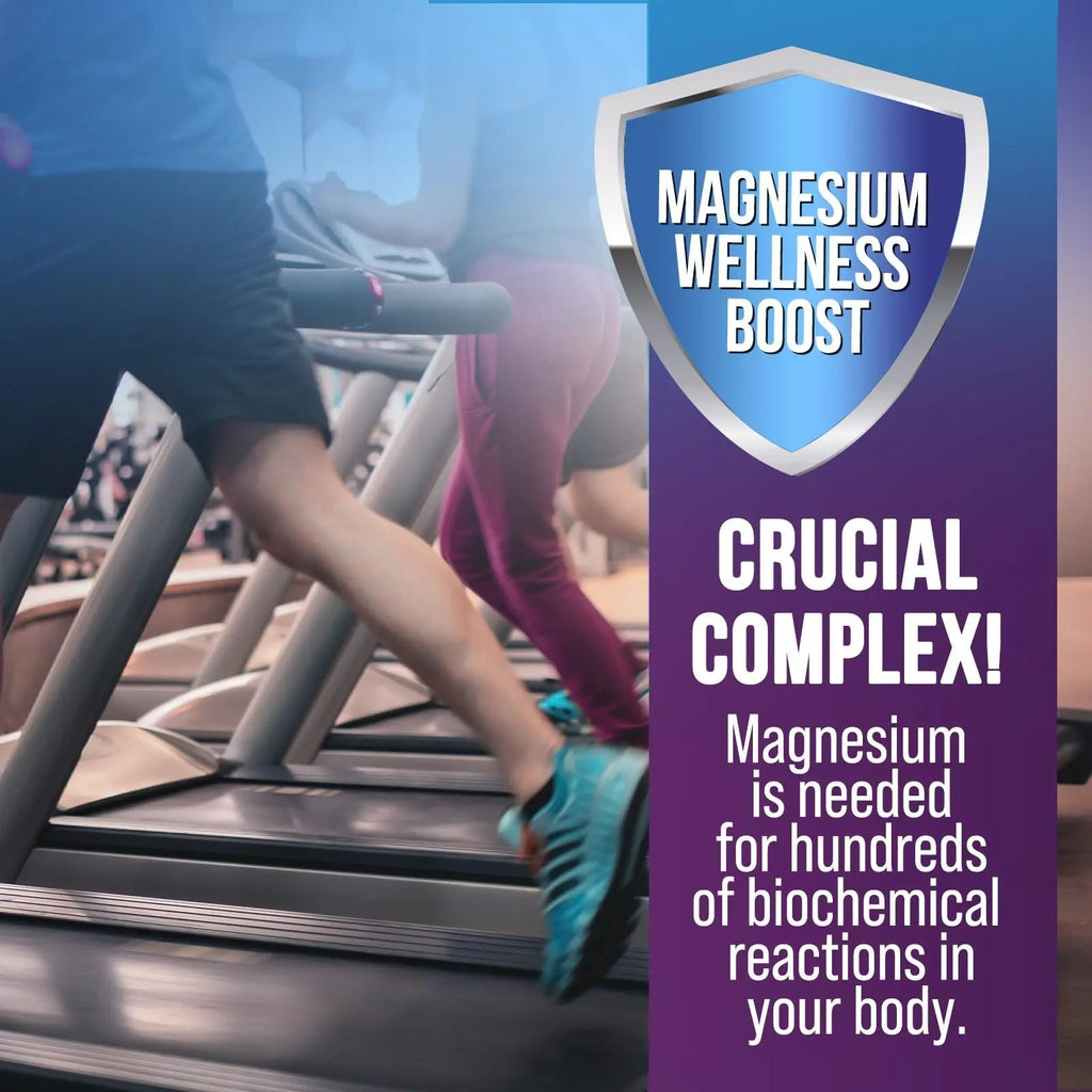 Magnesium Complex Capsules - 500mg per Serving Magnesium - High Absorption Chelated Mineral Supplement - with Oxide, Glycinate, Malate, Citrate for Muscle Bone and Heart Health Support - 120 Capsules - TrustMedUSA