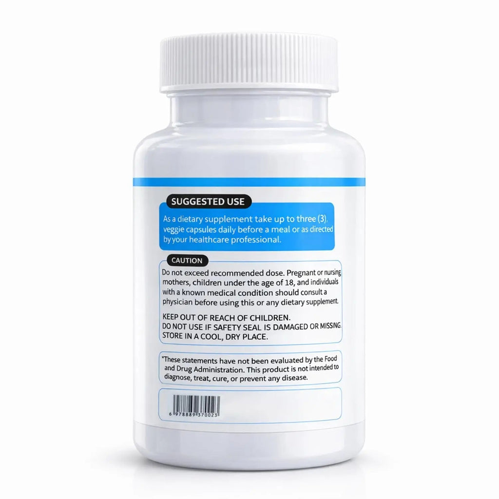 Magnesium Complex for Women & Men 1000mg — 7-in-1 Magnesium (Glycinate, Citrate & Malate) for Sleep Support, Stress Relief, Muscle Recovery — Vegan, 60 Capsules - TrustMedUSA