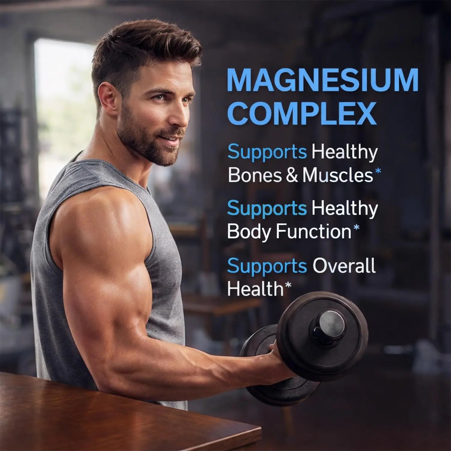 Magnesium Complex for Women & Men 1000mg — 7-in-1 Magnesium (Glycinate, Citrate & Malate) for Sleep Support, Stress Relief, Muscle Recovery — Vegan, 60 Capsules - TrustMedUSA