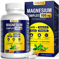 Magnesium Complex for Women & Men 1100mg, 7-in-1 Magnesium Supplement with Ashwagandha & L-Theanine for Calm & Sleep Support, High Absorption, Vegan 120 Capsules - TrustMedUSA