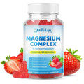 Magnesium Complex Gummies 1000mg | 12-in-1 Magnesium Complex Supplement with Glycinate, Citrate, Malate & Taurate Supports Muscle Function, Bone Health, Rest & Relaxation – Strawberry Flavor, 60 Count - TrustMedUSA