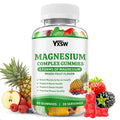 Magnesium Complex Gummies 8 Elemental 1000mg - Magnesium Glycinate, Citrate, Malate, Taurate, Supports Bones, Muscle, Nerve Health, for Women & Men, Vegan Non-GMO, Mixed Flavors, 60 Count - TrustMedUSA
