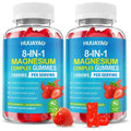 Magnesium Complex Gummies for Women Men 8 in 1, Magnesium Glycinate, Citrate, Malate, Taurate, Supports Bones, Muscle, Nerve Health, Sugar-Free, Vegan Non-GMO, Strawberry Flavor, 120 Count - TrustMedUSA