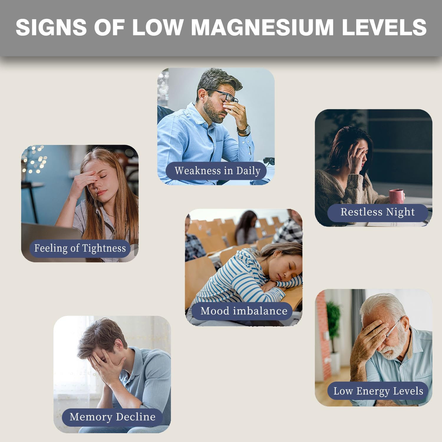 Magnesium Complex Gummies for Women & Men, Calm Magnesium Gummies for Women & Men, 14-in-1 with Ashwagandha, L-Theanine, Vitamin D3 & Zinc, 60 Count (1) - TrustMedUSA