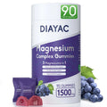 Magnesium Complex Gummies, Individually Packaged Magnesium Supplement, Magnesium Chelate, Bisglycinate, Malate, Citrate, Taurate Chewable for Women & Men,Sleep&Muscle&Nerve Health, Vegan 90 Counts - TrustMedUSA