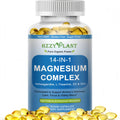 Magnesium Complex Softgels, High Absorption Magnesium Supplement with Glycinate, Citrate, Malate, Taurate, 14-in-1 Magnesium Complex for Women & Men for Muscle, Heart, Sleep Support, 2 Month Supply - TrustMedUSA