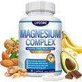 Magnesium Complex Supplement 1200mg - Advanced 7-in-1 Magnesium Blend - Glycinate, Citrate, Malate, Taurate, Oxide, Aspartate, Orotate – High Absorption Formula – Non-GMO, 90 Capsules - TrustMedUSA