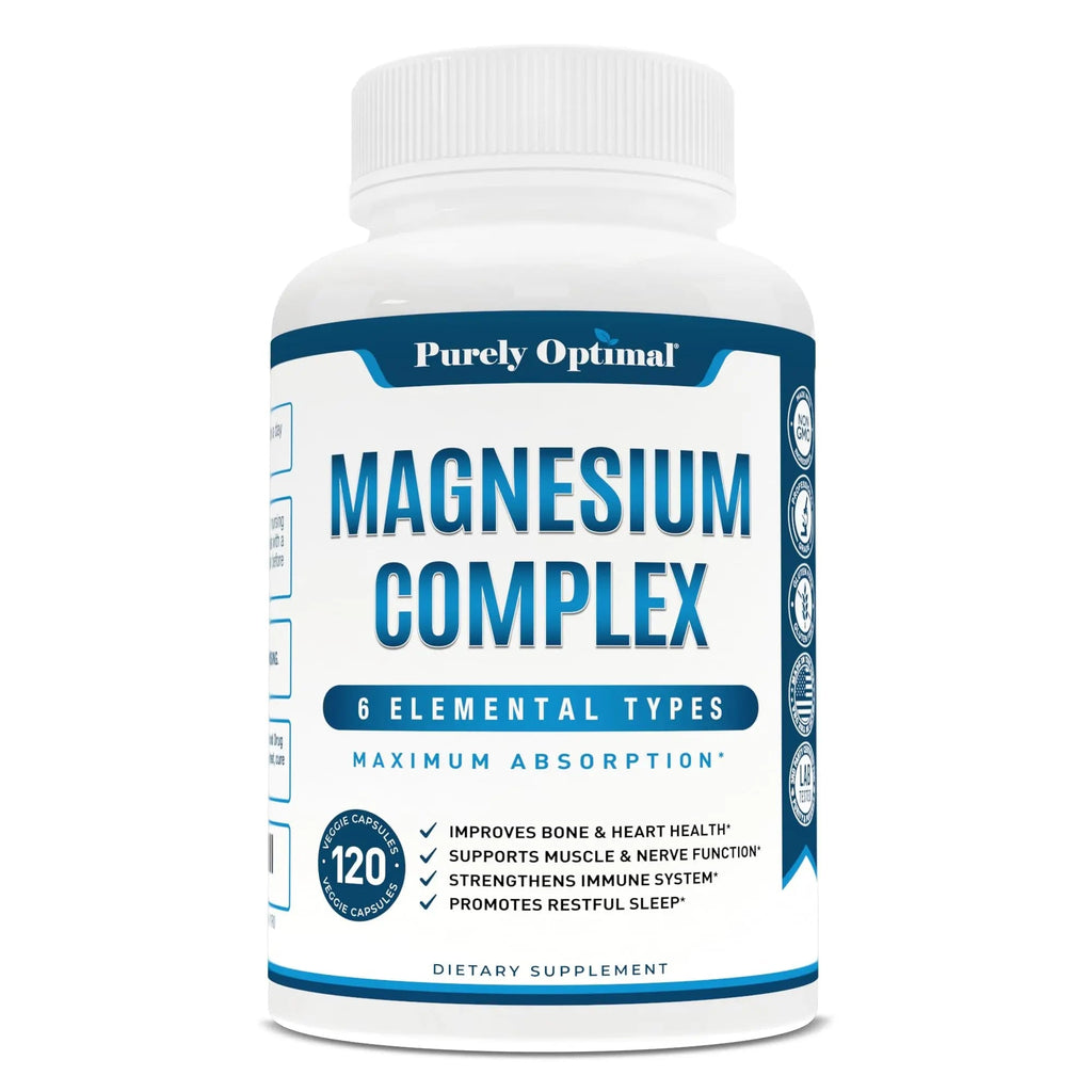 Magnesium Complex Supplement - Magnesium Citrate, Malate, Taurate, Oxide - TrustMedUSA