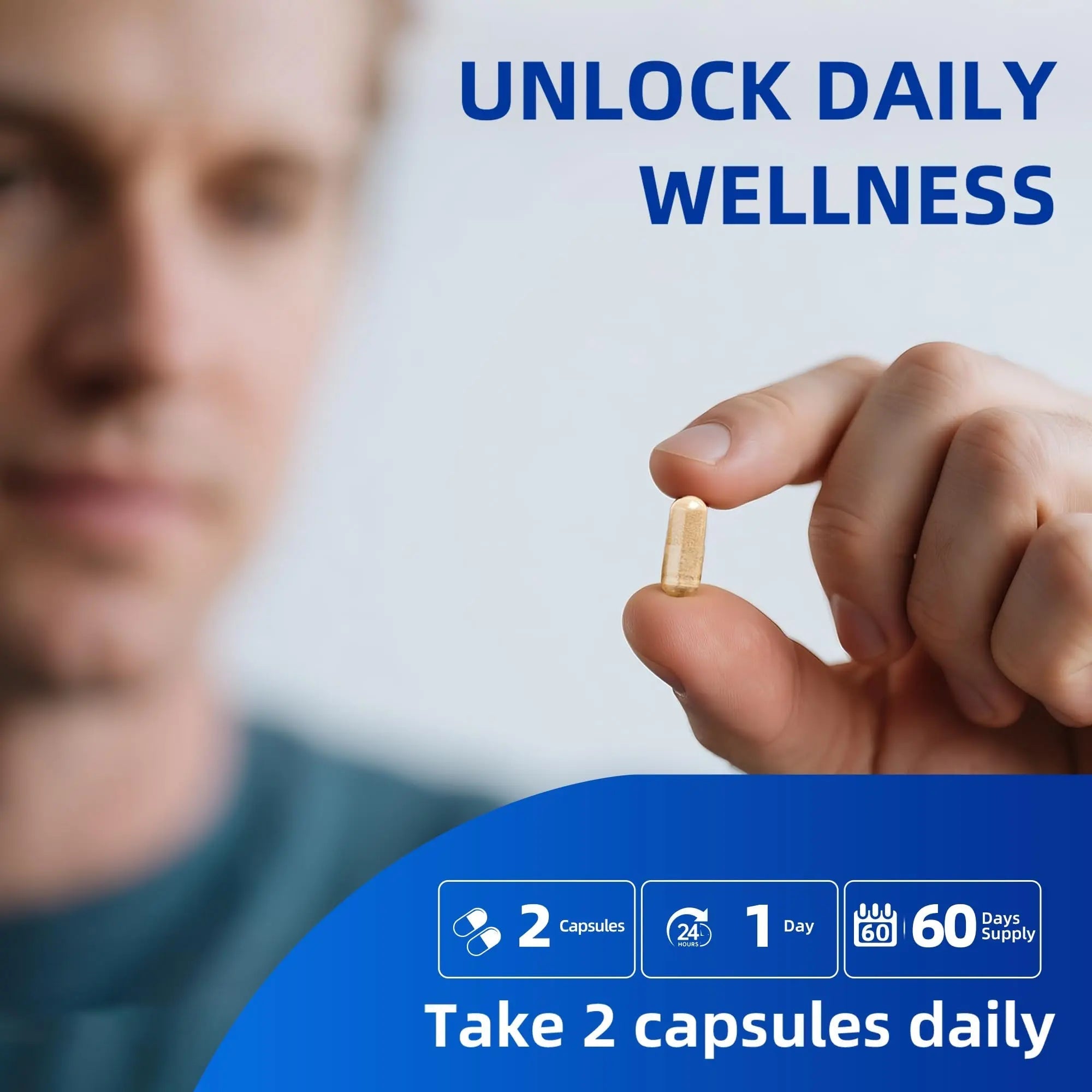 Magnesium Complex Supplement with 10 Forms of Elemental Magnesium, 1200 mg per Serving, Magnesium Glycinate, Citrate, Malate & Taurate, High Absorption Vegan Capsules, Non-GMO - TrustMedUSA