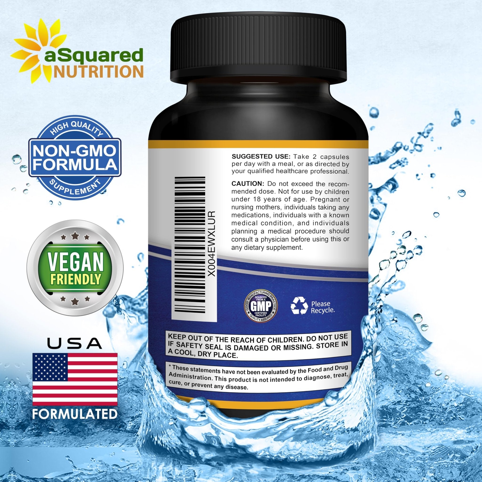 Magnesium Glycinate 1000mg with Vitamin D3 & B6-500mg per Capsule - Pure Elemental Mag Supplement Complex for Sleep, Muscle, Bone Health - TrustMedUSA