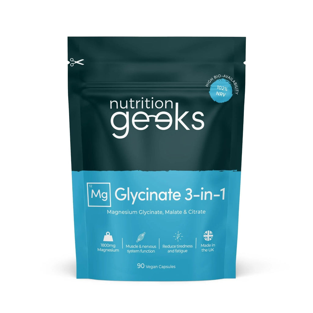 Magnesium Glycinate 3-in-1 Complex - 1800mg Supplements as Bisglycinate, Citrate - TrustMedUSA
