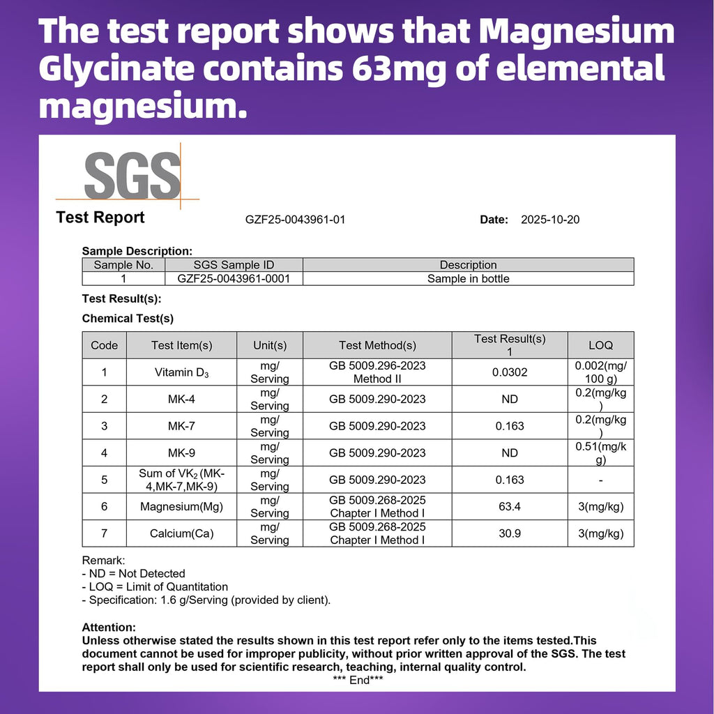 Magnesium Glycinate 400mg Softgels, Small Easy to Swallow High Absorption Magnesium Supplement, with Vitamin D3 & K2 for Sleep Relax Calm Muscle Bone* Health, 120 Gelcaps - TrustMedUSA