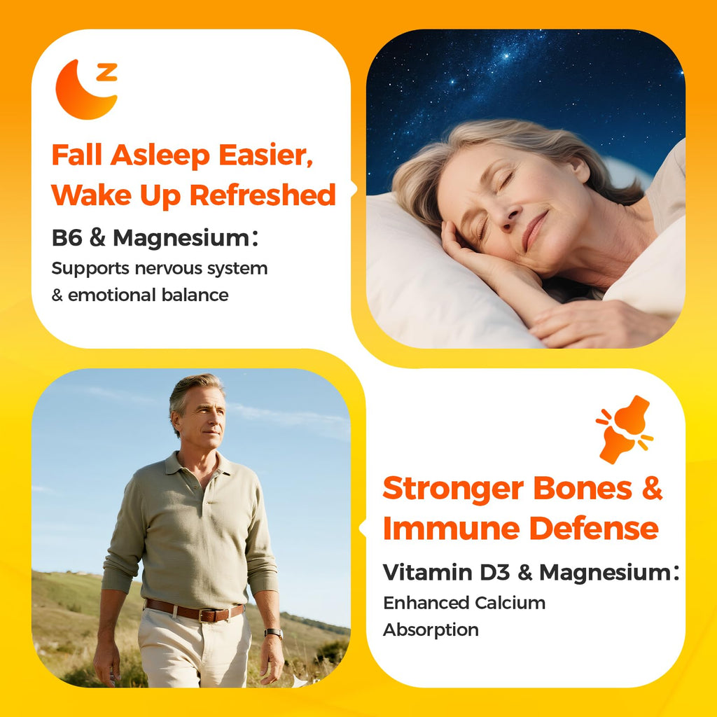 Magnesium Glycinate 400mg Softgels with Vitamin D3 & B6,Small Easy to Swallow Gel Caps,High Absorption, Gentle on Stomach,Supports Sleep, - TrustMedUSA