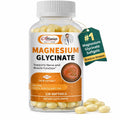Magnesium Glycinate 400mg Softgels with Vitamin D3 & B6,Small Easy to Swallow Gel Caps,High Absorption, Gentle on Stomach,Supports Sleep, - TrustMedUSA