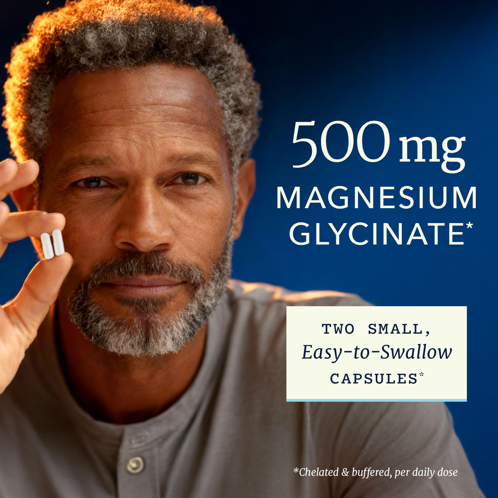 Magnesium Glycinate 500mg | High Absorption | Sleep, Muscle, Bone, Heart Health & Relaxation Support for Women & Men | Chelated Mag Glycinate - TrustMedUSA