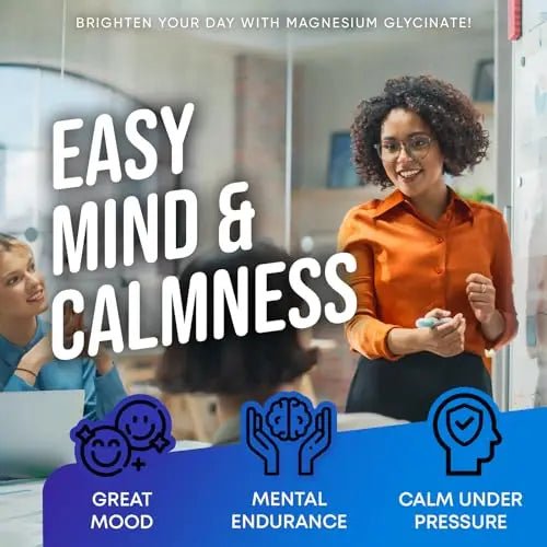 Magnesium Glycinate 500MG - Magnesium for Sleep - High Absorption Chelated Magnesiu - TrustMedUSA
