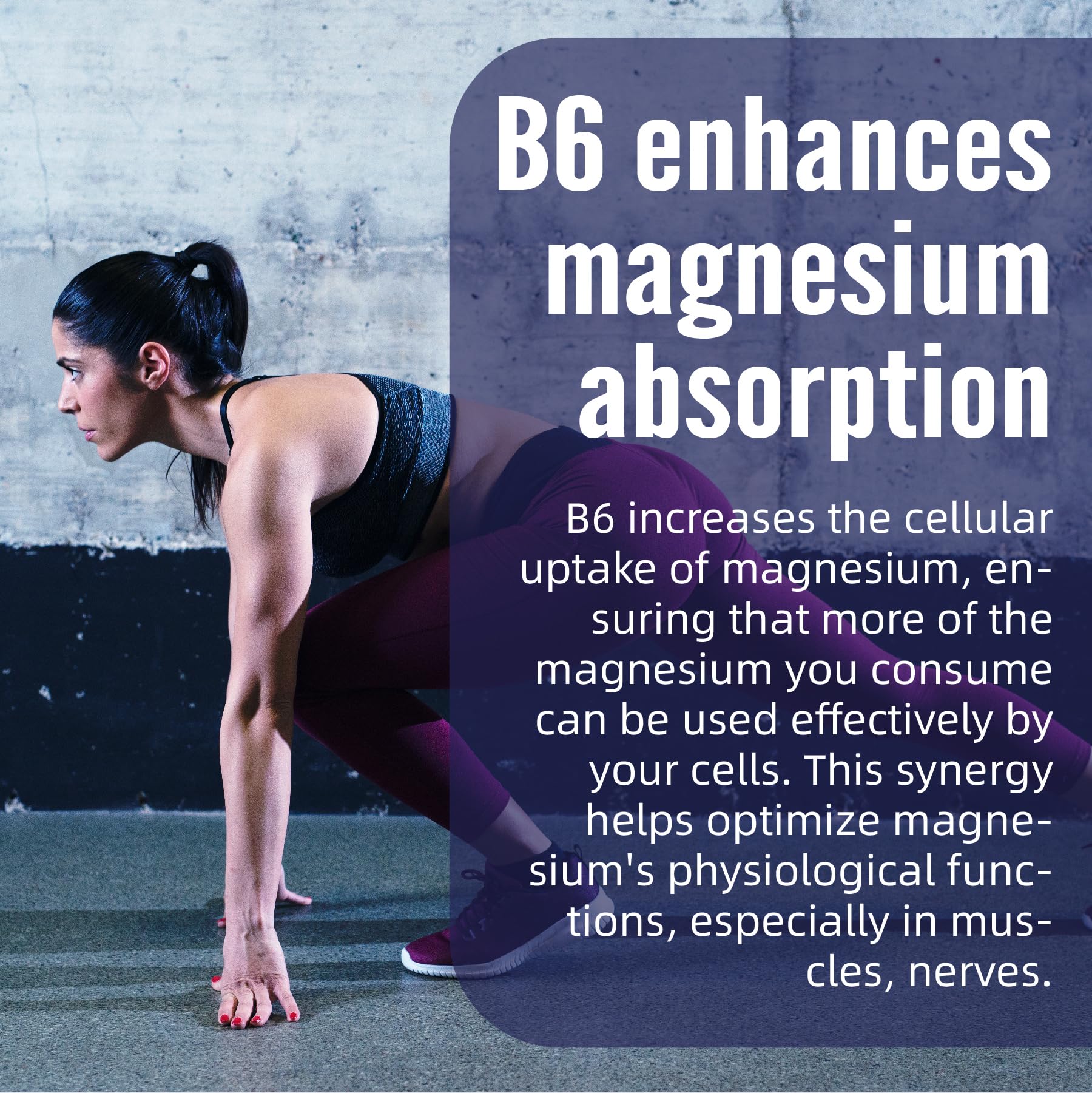 Magnesium Glycinate 500mg/250mg for Adults Teens - Plus D3,B6 & Zinc - Magnesium Glycinate Gummies,High Absorption - Support for Relaxation,Brain,Bone & Immunity Health - Sugar Free - 120Cts - TrustMedUSA