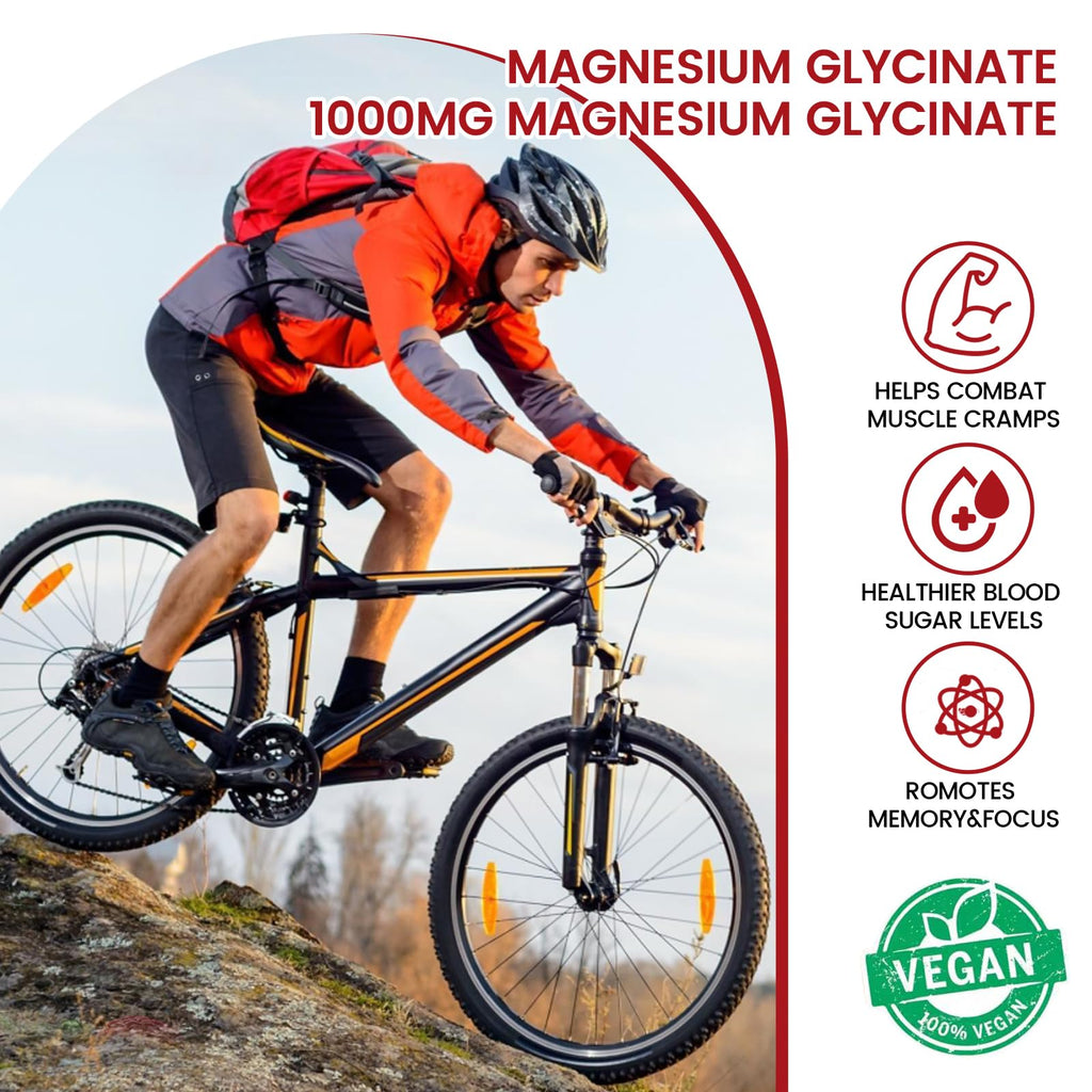 Magnesium Glycinate Gummies 1000mg, Sugar Free Magnesium Potassium Supplements Chewable for Adults with L-Threonate for Sleep, Body Support and Relaxation,90 Strawberry Gummies - TrustMedUSA
