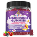 Magnesium Glycinate Gummies 400/200mg for Kids & Adults, NO Melatonin Sleep Aid Magnesium Supplement Gummies with Chamomile, Lavender, L-Theanine & GABA, B6, D3 & K2 for Bone, Relax, Immune Support - TrustMedUSA