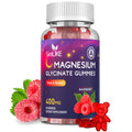 Magnesium Glycinate Gummies 400mg, High Absorption Magnesium Gummies with L-Theanine, Ashwagandha & GABA for Relaxation, Stress Relief & Slee - TrustMedUSA
