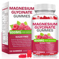 Magnesium Glycinate Gummies 600mg 120 Count - Sugar Free Magnesium Supplement - Supports for Sleep, Memory, Mood, Muscle, Relaxation, Heart & Bone Health - TrustMedUSA