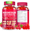 Magnesium Glycinate Gummies 600mg, Sugar Free Magnesium Gummies for Adults, Chewable Potassium Supplements for Body Support - TrustMedUSA
