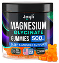 Magnesium Glycinate Gummies for Adults 500mg - Chewable Magnesium Glycinate for Kids Sleep, Glicinato De Magnesio para Mujeres, 60 Count - TrustMedUSA