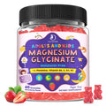 Magnesium Glycinate Gummies for Kids 4+ & Adults- Magnesium Glycinate 150/300 mg for Natural Sleep, Relaxation & Calm Support, Melatonin Free, Sugar Free Strawberry Flavor, 60 Ct - TrustMedUSA