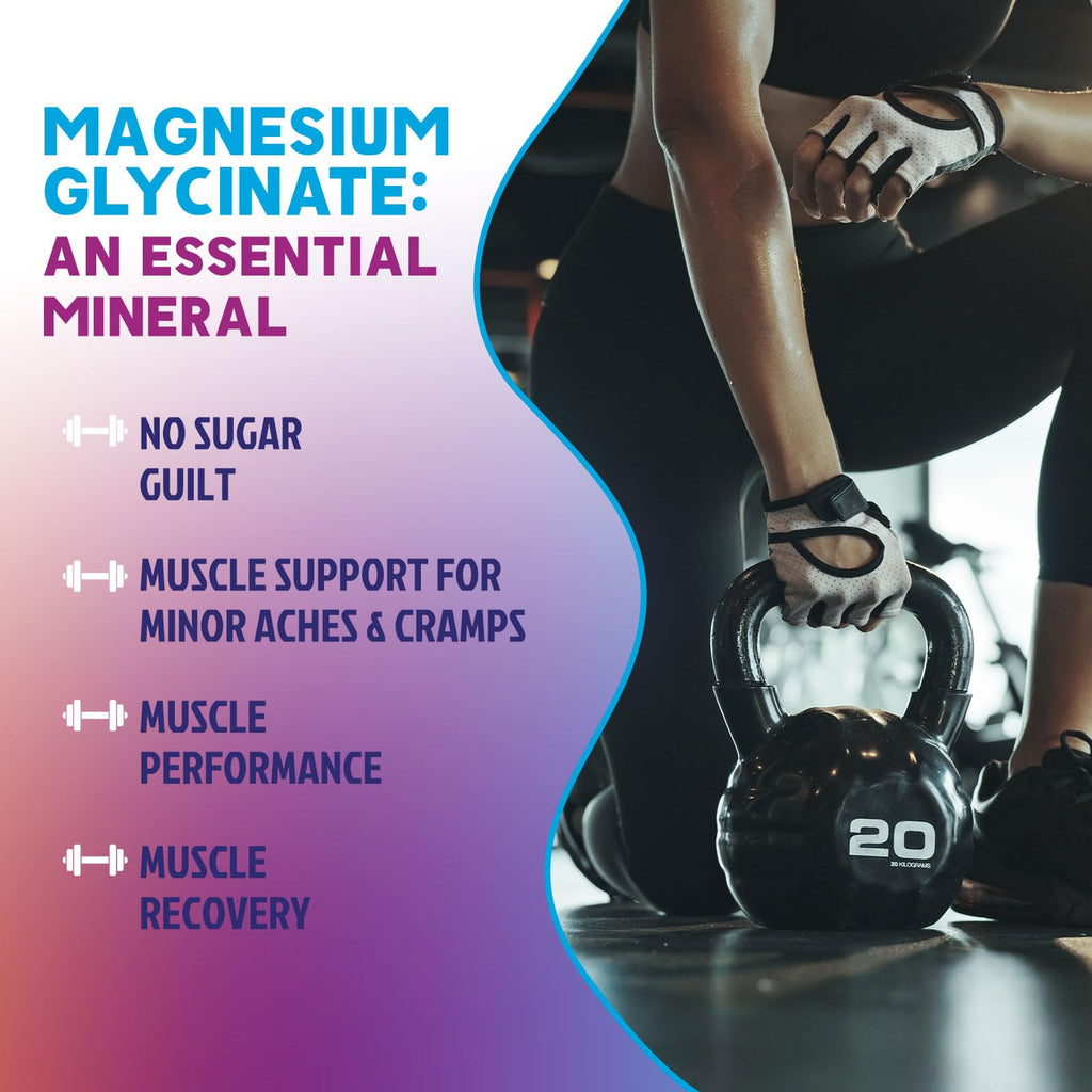 Magnesium Glycinate Gummies - Sugar Free - 100% Chelated Magnesium Gummy Supplement for Max Absorption - for Sleep Support & Heart, Muscle & Bone Health - Gentle on Stomach, Grape Flavor - 60 Gummies - TrustMedUSA