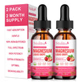 Magnesium Glycinate Liquid, High Potency Magnesium Glycinate, Citrate, Sugar Free Vegan Non-GMO Complex Supplement Promotes Nerv,Relaxation,Muscle,Sleep Support* - TrustMedUSA