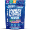 Magnesium Glycinate Powder Supplement + L Theanine Ashwagandha Glycine Apigenin Lemon Balm GABA 5HTP Pink Salt Potassium L Tryptophan Calcium | Powdered Sleep Aid Calm Trace Minerals Vitamin - TrustMedUSA