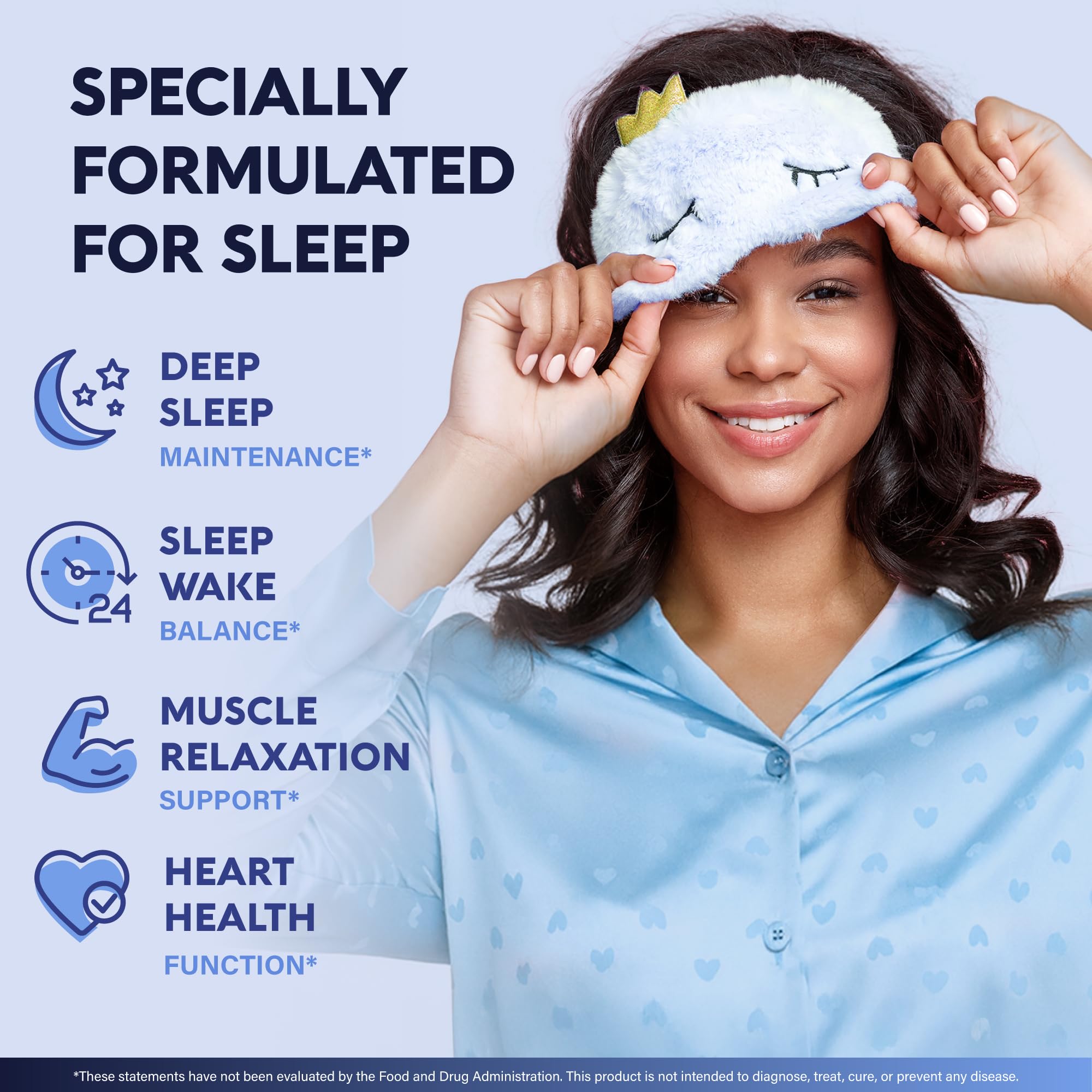 Magnesium Glycinate - Sleep & Relaxation Support - Extra Strength Glycinate, Glycine & Taurine 1500 mg - Magnesium Supplement for Women & Men - Chelated & High Absorption - Made in USA - 120 Capsules - TrustMedUSA