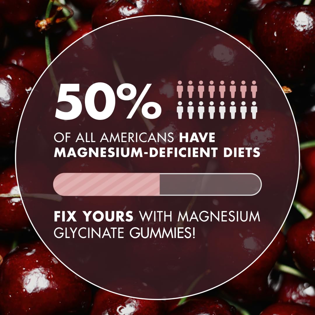 Magnesium Gummies 3in1 - Glycinate, Citrat, Malate 2150 MG High Absorption Supplement, Sugar-Free, Vegan, Chews for Men & Women, Inspired by Wellness Traditions - TrustMedUSA