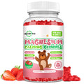 Magnesium Gummies for Kids - Magnesium Glycinate Gummies Supplement with L-Theanine, Vitamin B6, D3 for Kids & Adults Sleep, Calm, Relaxation, Brain, Bones, Sugar Free Strawberry 60ct - TrustMedUSA