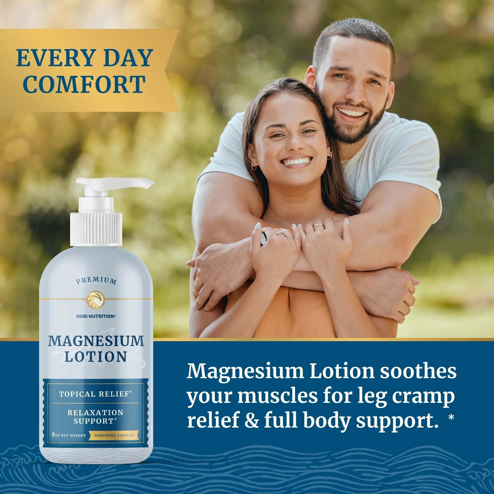 Magnesium Lotion | Relieves Muscle Cramps & Soreness | Relaxation & Calming Support - TrustMedUSA