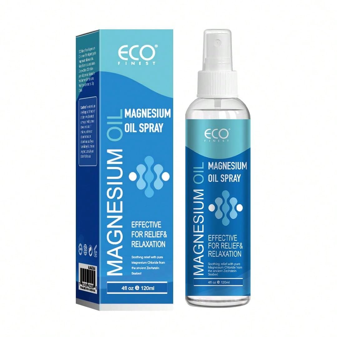 Magnesium Oil Spray For Muscle & Joint Relief – Natural Relaxation & Sleep Support, 4oz Fast-Absorbing Body Mist - TrustMedUSA