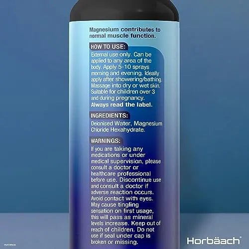 Magnesium Spray for Restless Legs, Muscles, Sleep | 100ml | Magnesium Chloride Oil - TrustMedUSA