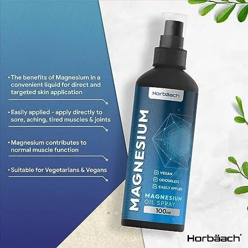 Magnesium Spray for Restless Legs, Muscles, Sleep | 100ml | Magnesium Chloride Oil - TrustMedUSA