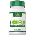 Magnesium Supplement with 9 Forms of High Absorption Magnesium Glycinate, L-threonate, Citrate, Malate and More for Muscle, Brain Support, Non-GMO, Gluten & Soy Free, 60 Capsules - TrustMedUSA